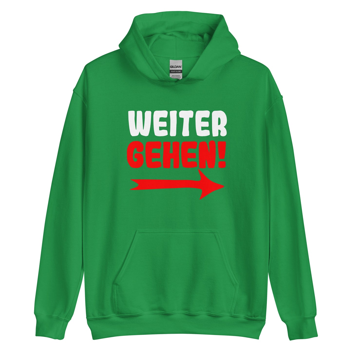 Unisex-Kapuzenpullover "Weitergehen"