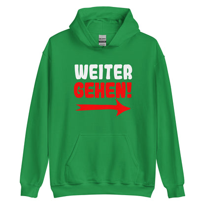 Unisex-Kapuzenpullover "Weitergehen"