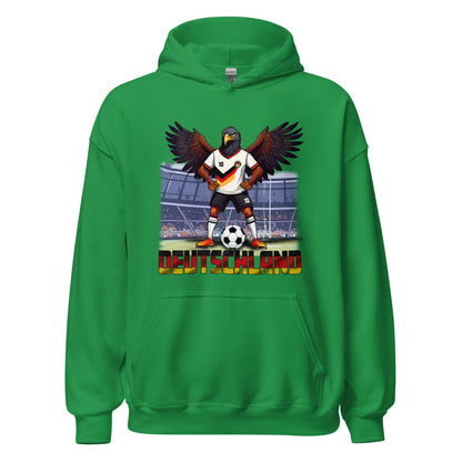 Deutschland EM Fußball Trikot Alternative Unisex-Kapuzenpullover