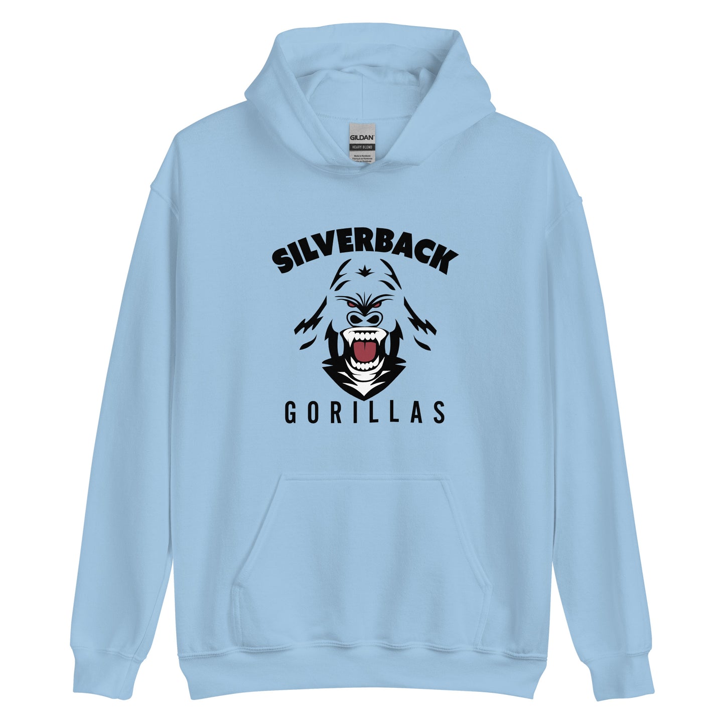 Unisex-Kapuzenpullover "Silverback Gorillas"