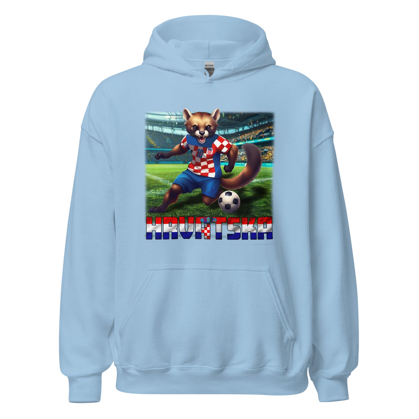 Kroatien EM Fußball Trikot Alternative Unisex-Kapuzenpullover