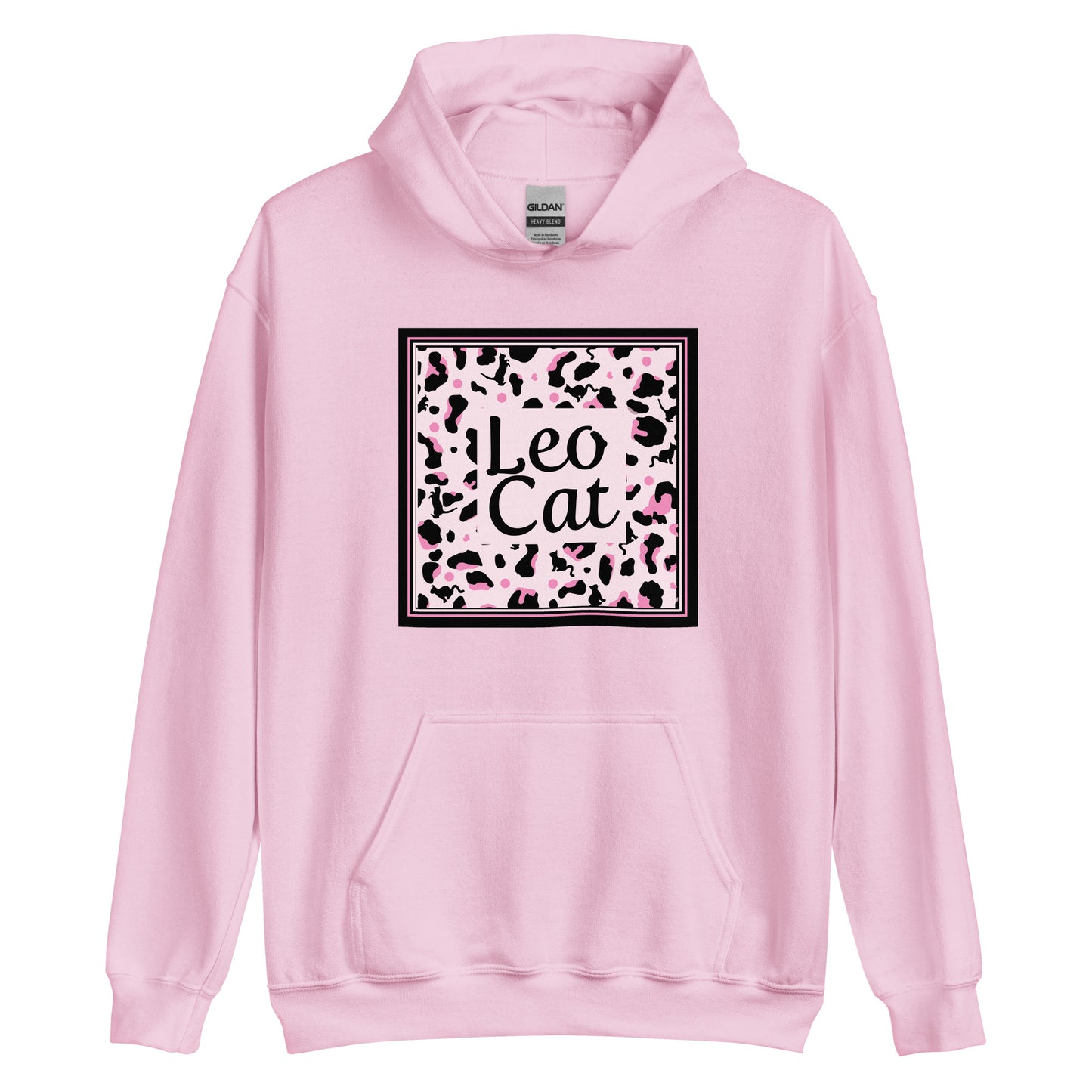 Frauen-Kapuzenpullover Leopard Design "Leo Cat"