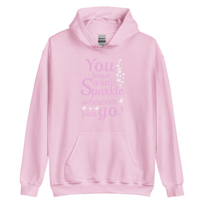 Frauen-Kapuzenpullover "You leave a little sparkle wherever you go"