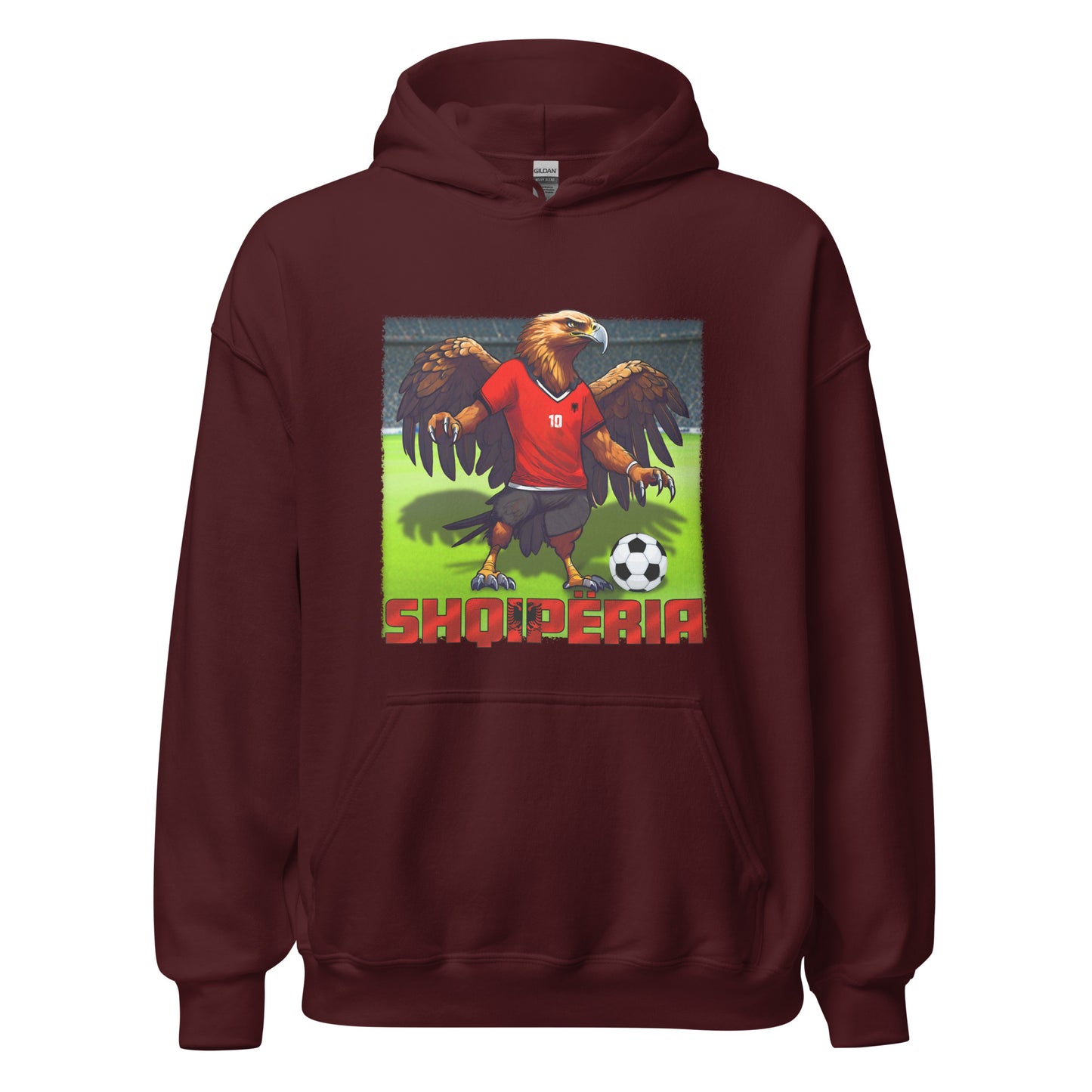 Albanien EM Fußball Trikot Alternative Unisex-Kapuzenpullover