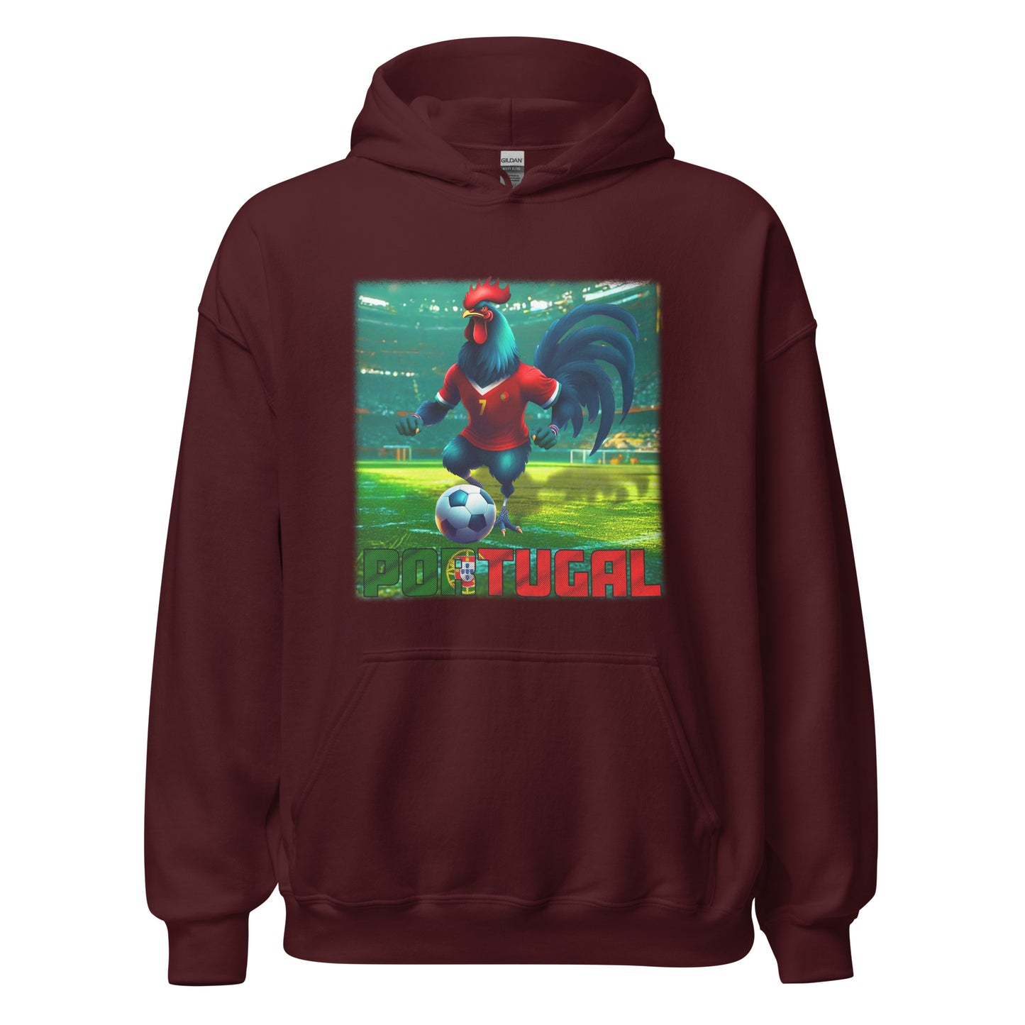 Portugal EM Fußball Trikot Alternative Unisex-Kapuzenpullover