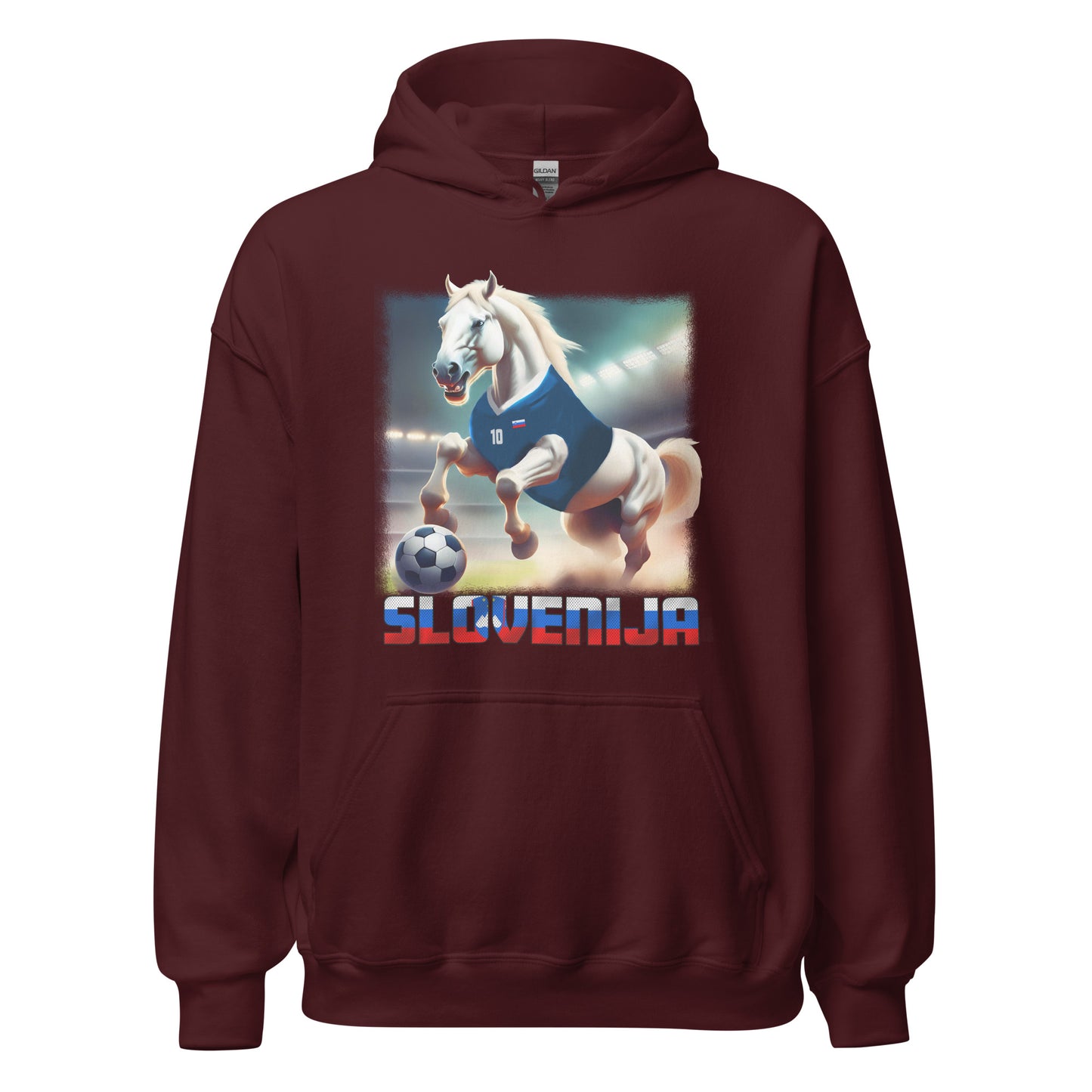 Slowenien EM Fußball Trikot Alternative Unisex-Kapuzenpullover