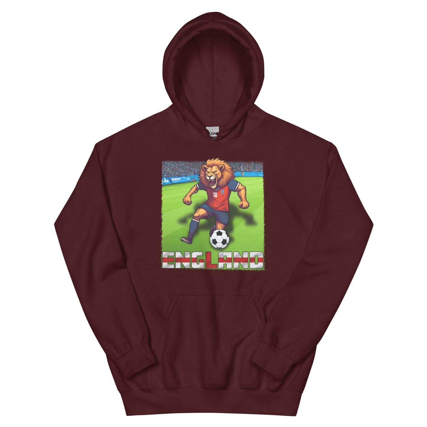 England EM Fußball Trikot Alternative Unisex Hoodie