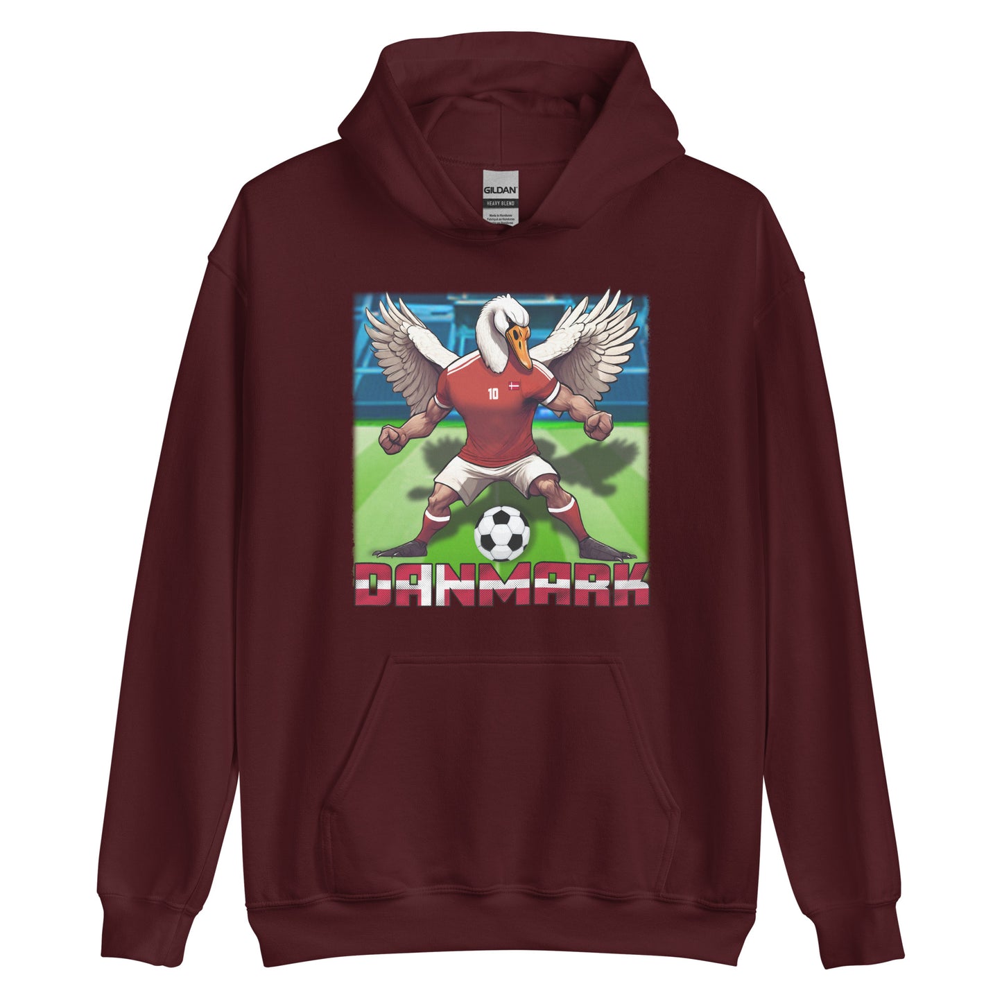 Dänemark EM Fußball Trikot Alternative Unisex-Kapuzenpullover