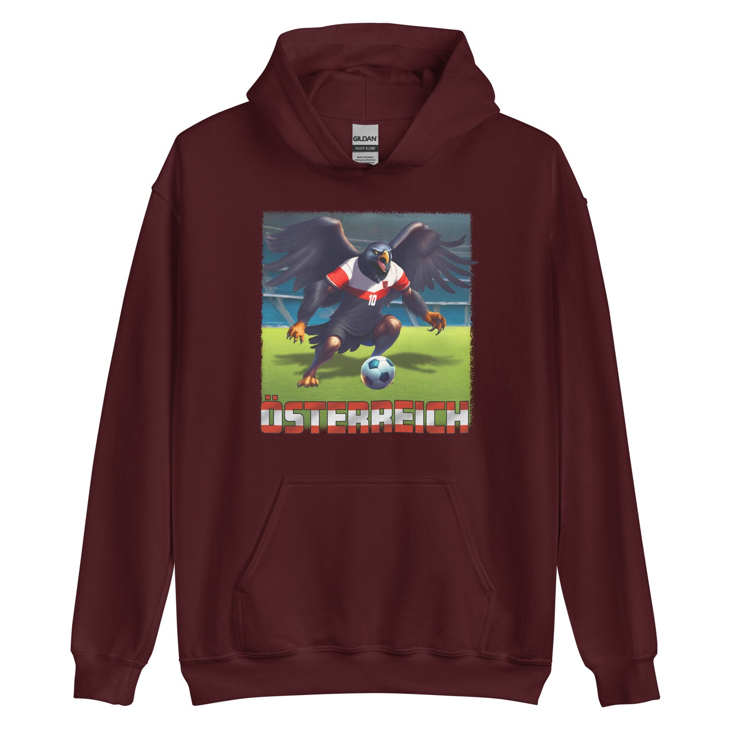 Österreich EM Fußball Trikot Alternative Unisex-Kapuzenpullover