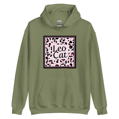 Frauen-Kapuzenpullover Leopard Design "Leo Cat"