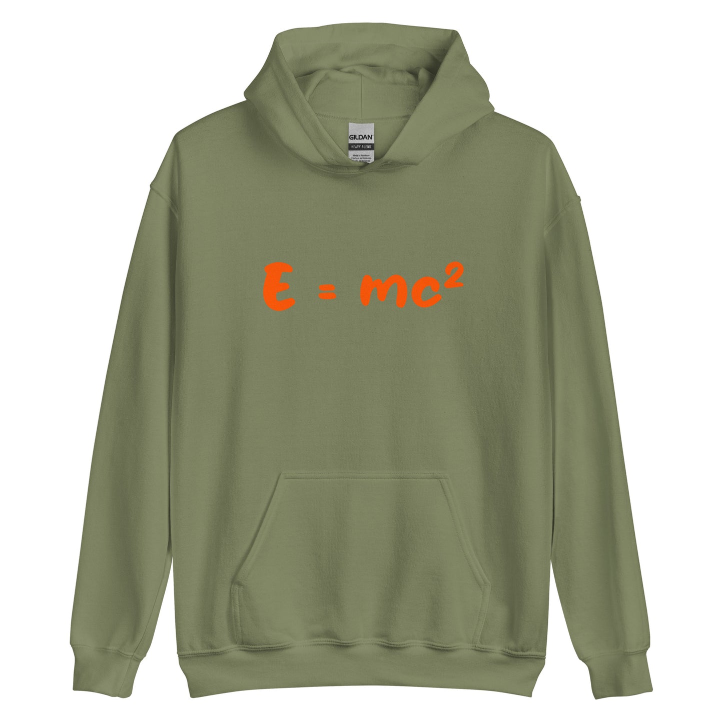 Unisex-Kapuzenpullover "E=mc²"