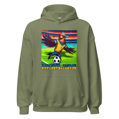 Ukraine EM Fußball Trikot Alternative Unisex-Kapuzenpullover