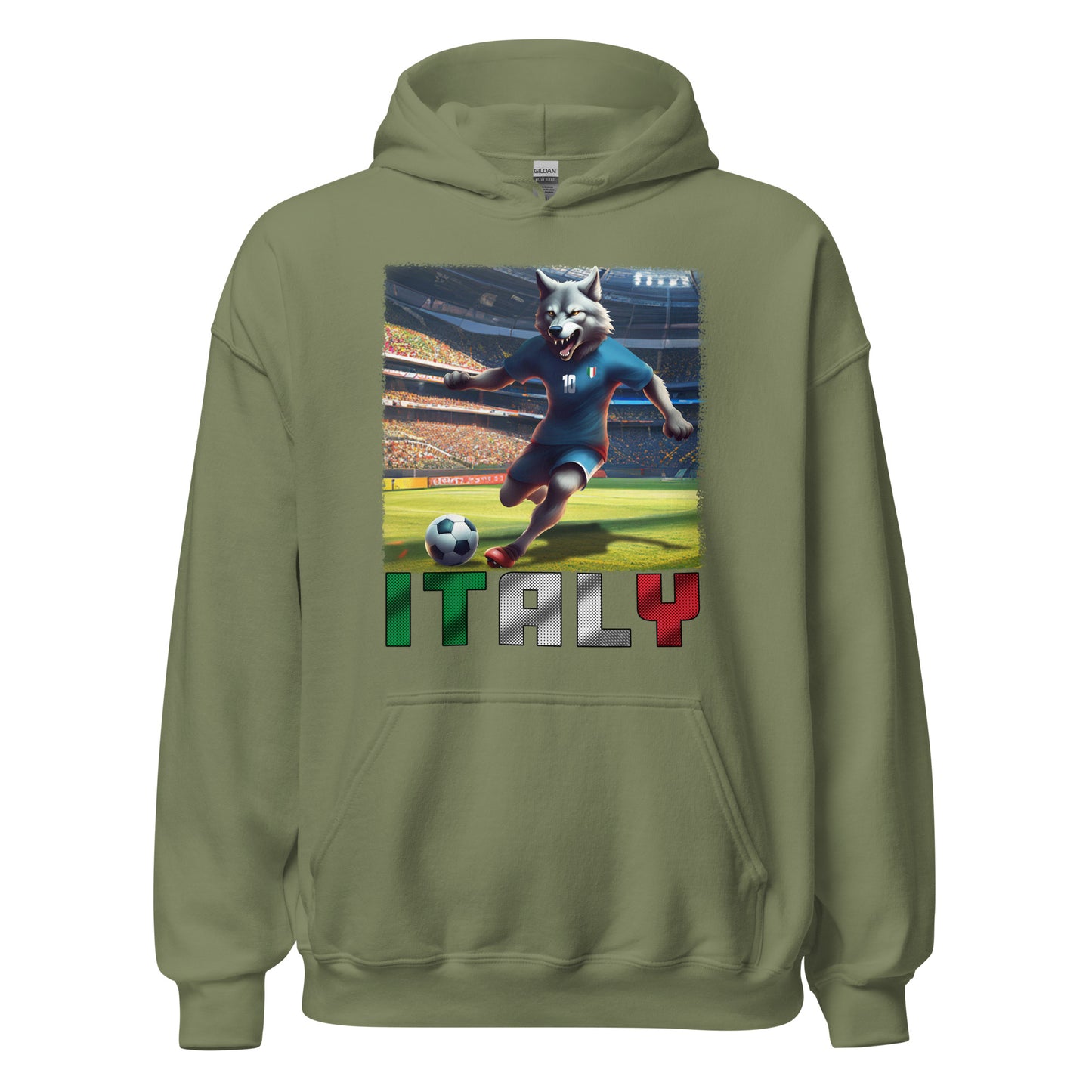 Italien EM Fußball Trikot Alternative Unisex-Kapuzenpullover