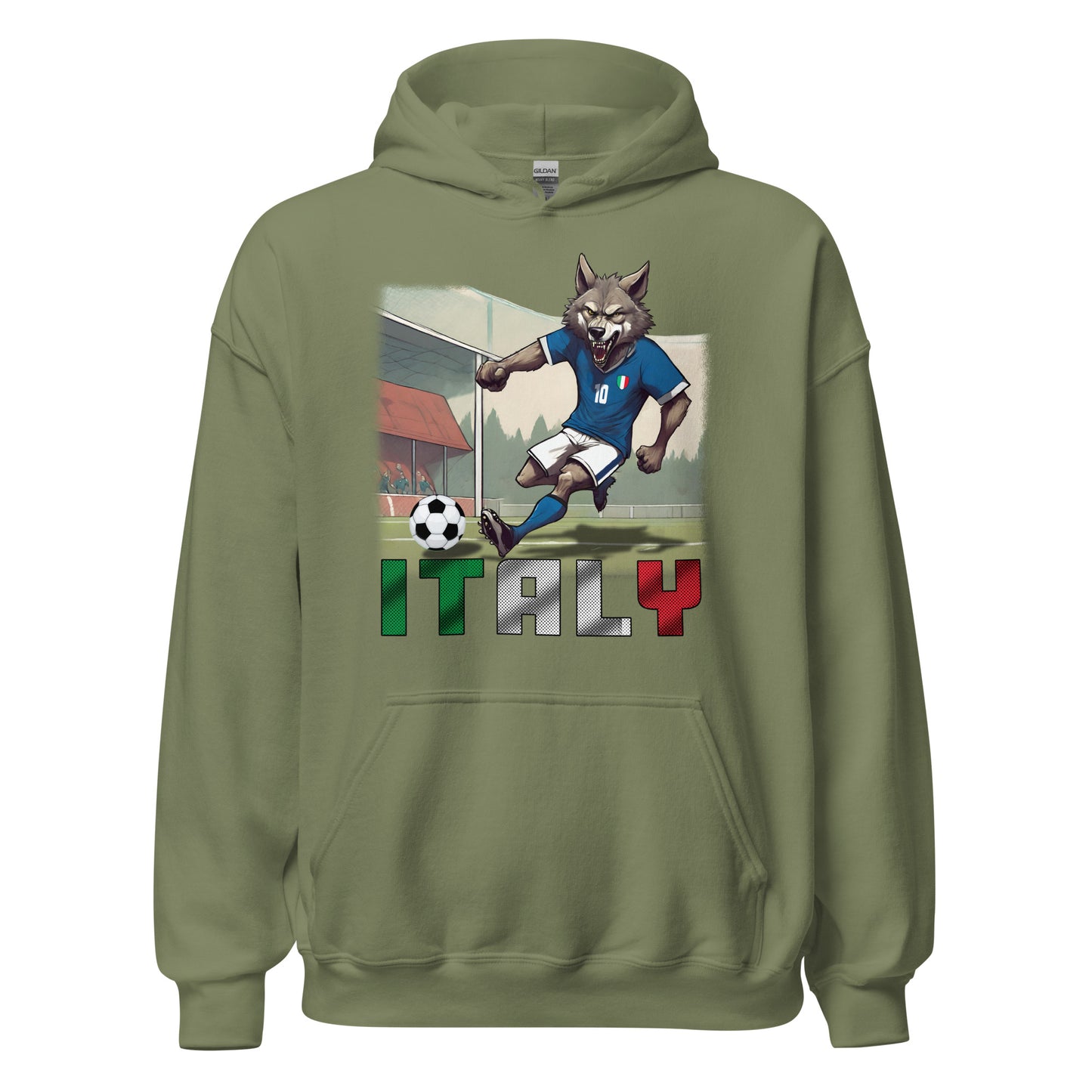 Italien EM Fußball Trikot Alternative Unisex-Kapuzenpullover