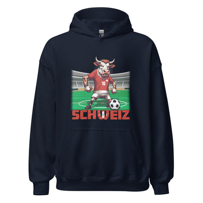 Sweat à capuche unisexe, maillot de football du Championnat d'Europe de Suisse