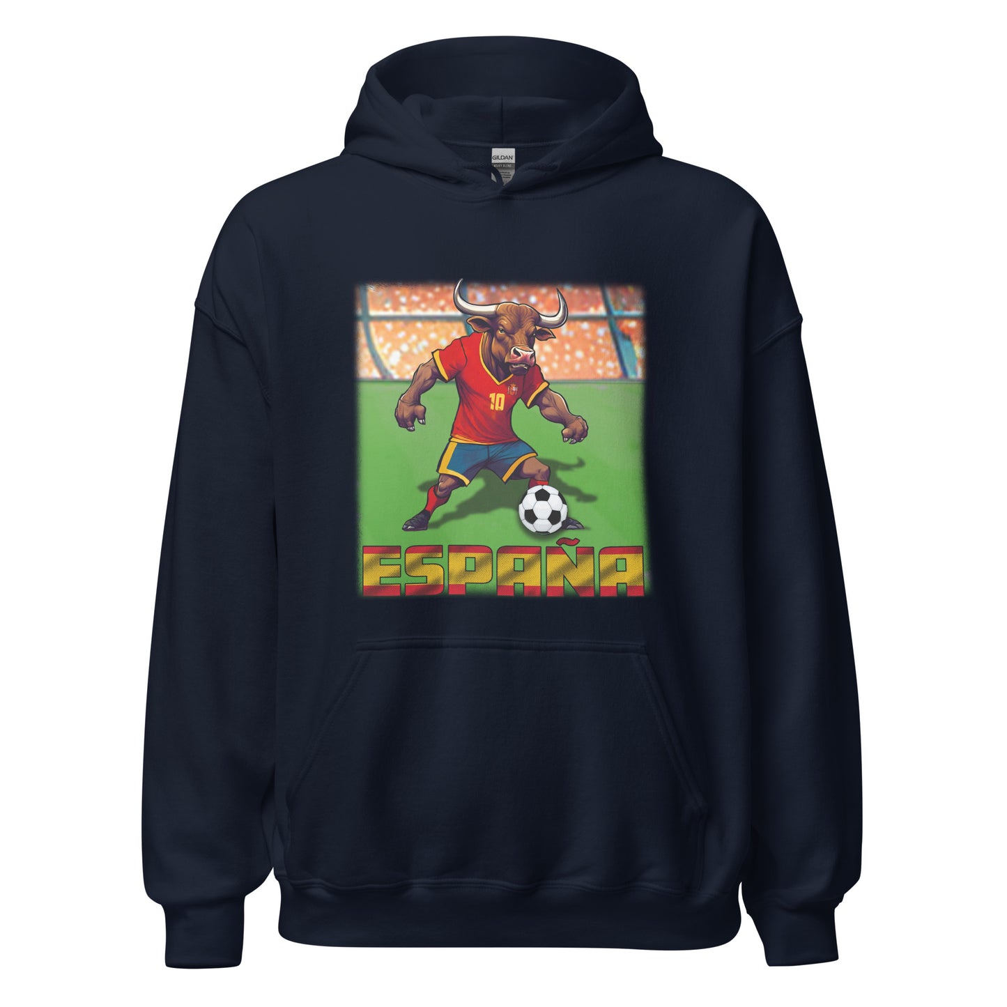 Spanien EM Fußball Trikot Alternative Unisex-Kapuzenpullover