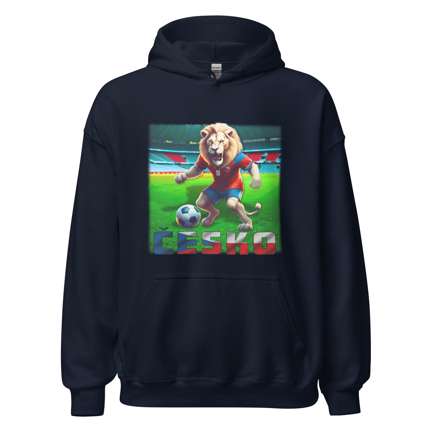 Tschechien EM Fußball Trikot Alternative Unisex-Kapuzenpullover