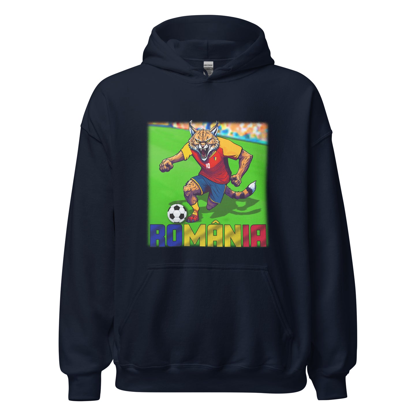 Rumänien EM Fußball Trikot Alternative Unisex-Kapuzenpullover