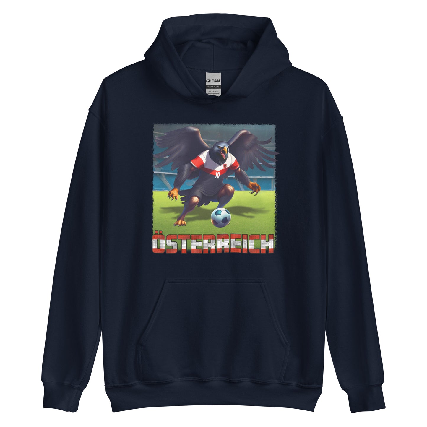 Österreich EM Fußball Trikot Alternative Unisex-Kapuzenpullover