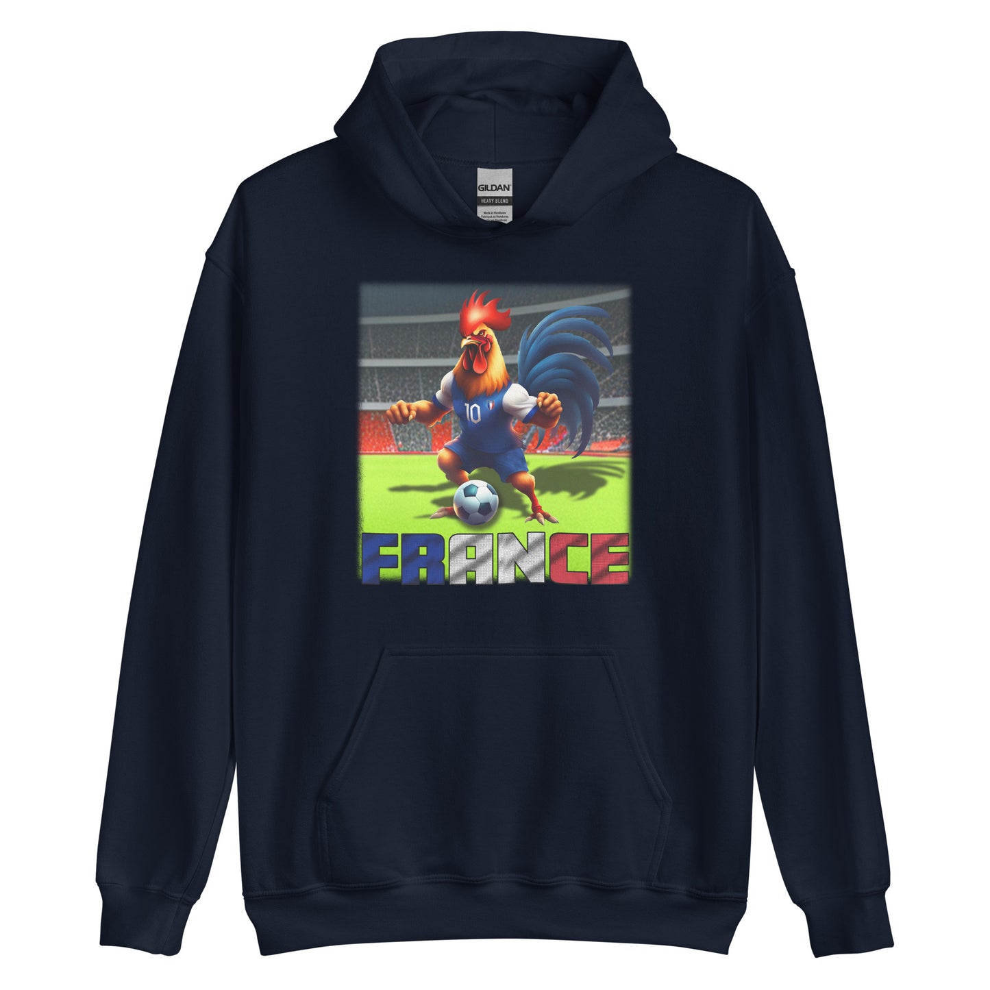 Frankreich EM Fußball Trikot Alternative Unisex-Kapuzenpullover