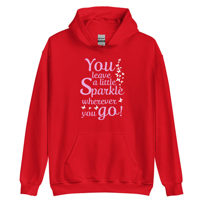 Frauen-Kapuzenpullover "You leave a little sparkle wherever you go"