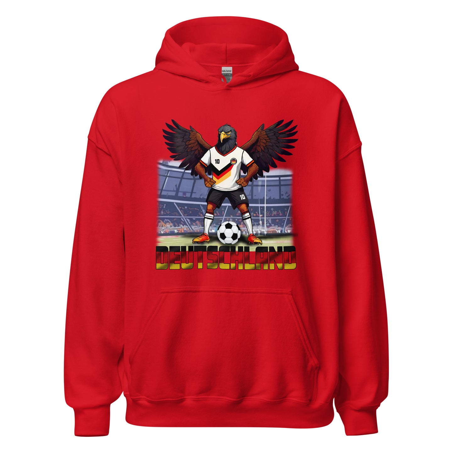 Deutschland EM Fußball Trikot Alternative Unisex-Kapuzenpullover