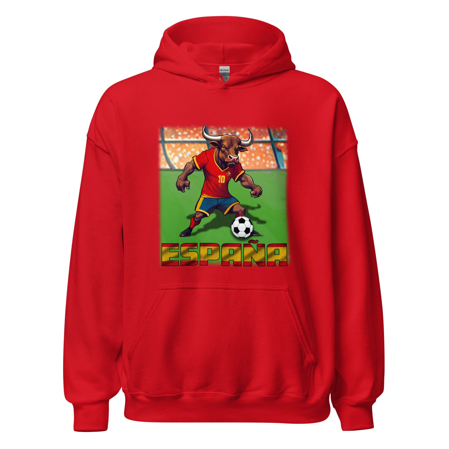 Spanien EM Fußball Trikot Alternative Unisex-Kapuzenpullover