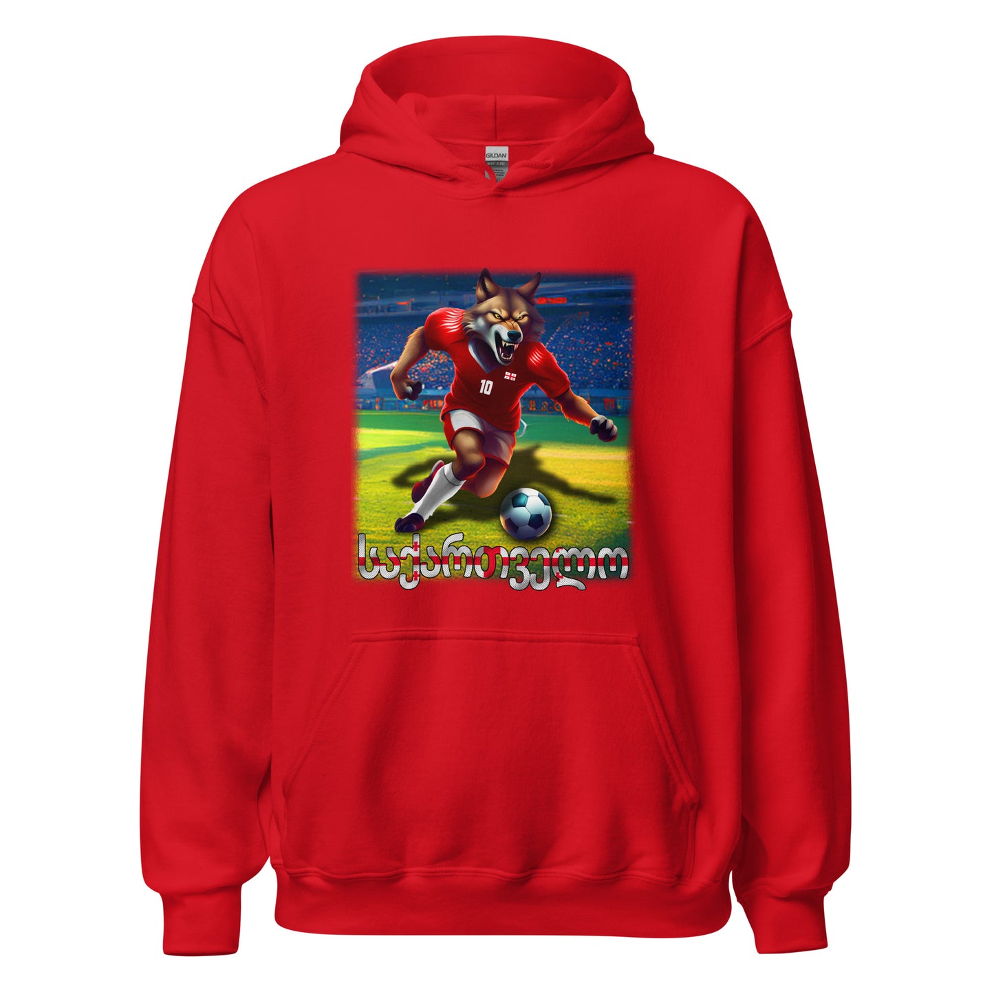 Georgien EM Fußball Trikot Alternative Unisex-Kapuzenpullover