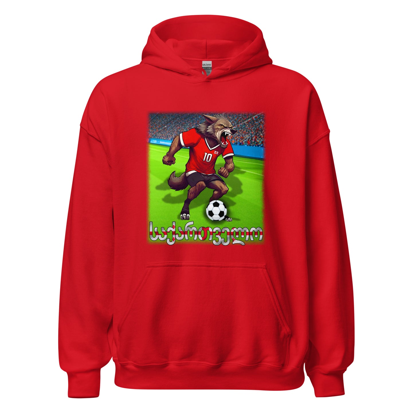 Georgien EM Fußball Trikot Alternative Unisex-Kapuzenpullover