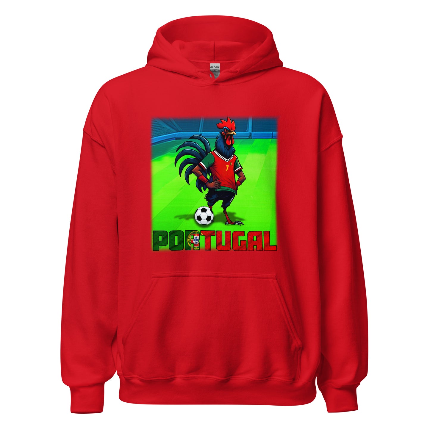 Portugal EM Fußball Trikot Alternative Unisex-Kapuzenpullover