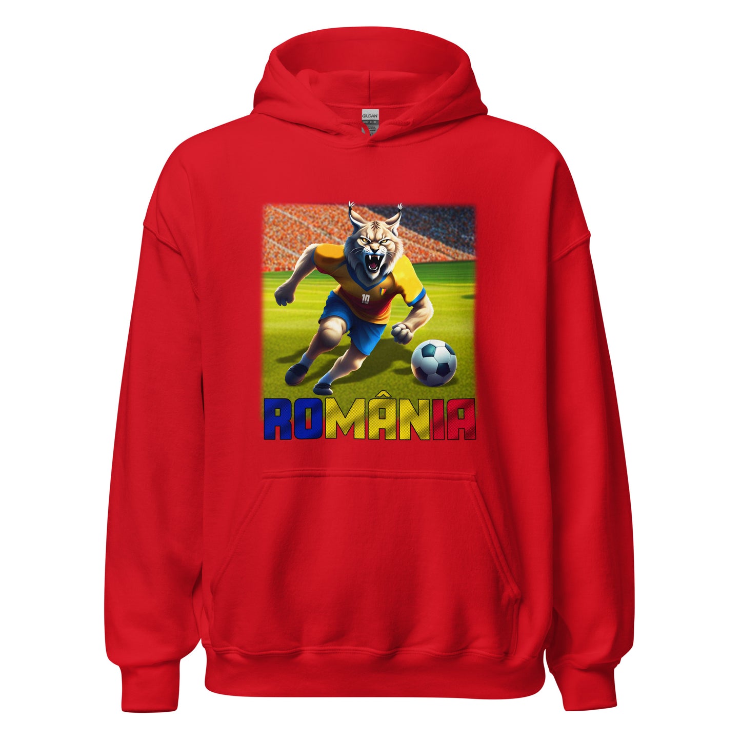 Rumänien EM Fußball Trikot Alternative Unisex-Kapuzenpullover