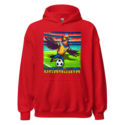 Ukraine EM Fußball Trikot Alternative Unisex-Kapuzenpullover