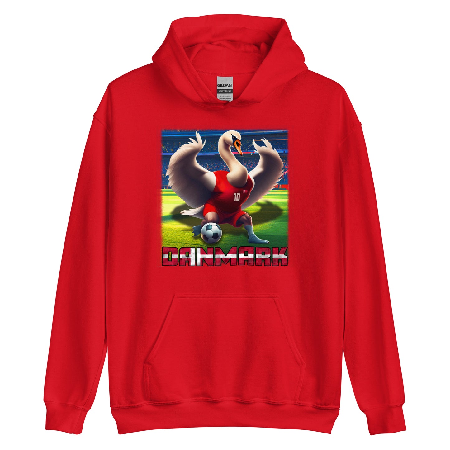 Dänemark EM Fußball Trikot Alternative Unisex-Kapuzenpullover