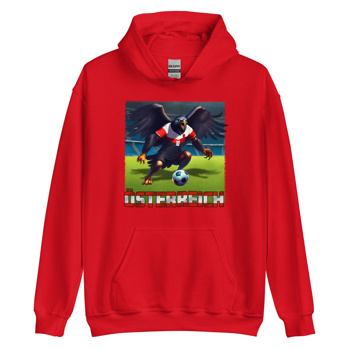 Österreich EM Fußball Trikot Alternative Unisex-Kapuzenpullover