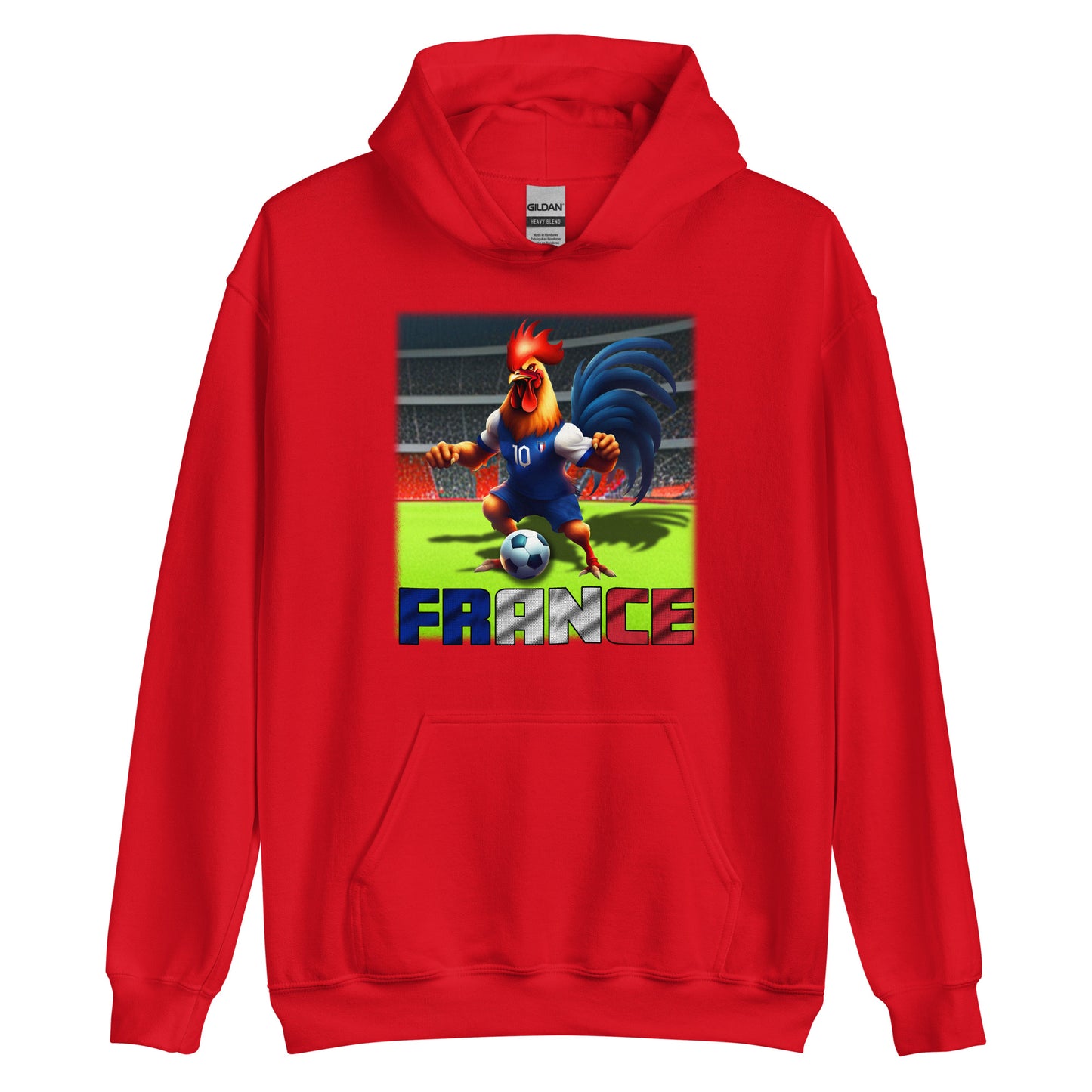 Frankreich EM Fußball Trikot Alternative Unisex-Kapuzenpullover