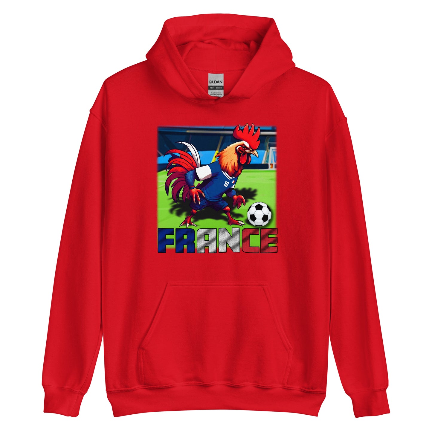 Frankreich EM Fußball Trikot Alternative Unisex-Kapuzenpullover