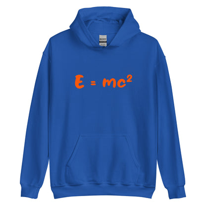 Unisex-Kapuzenpullover "E=mc²"