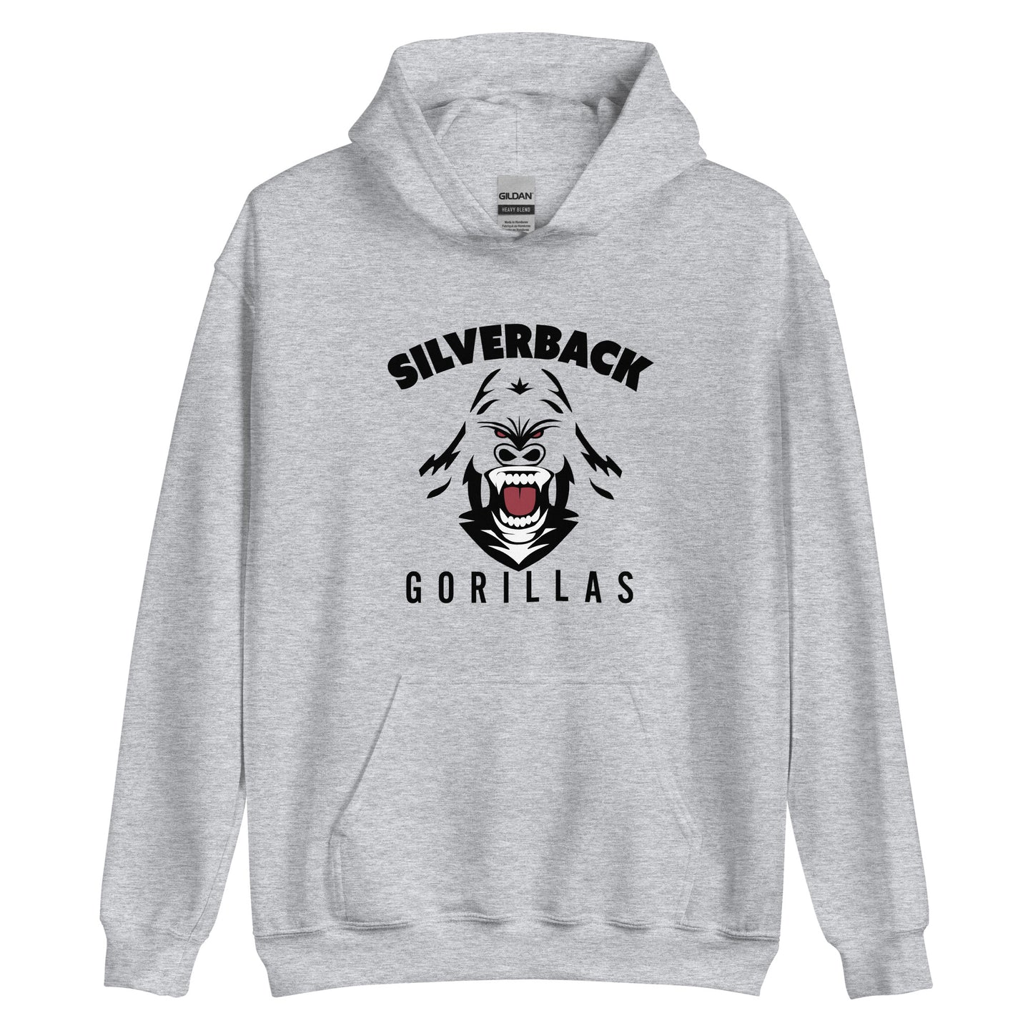 Unisex-Kapuzenpullover "Silverback Gorillas"