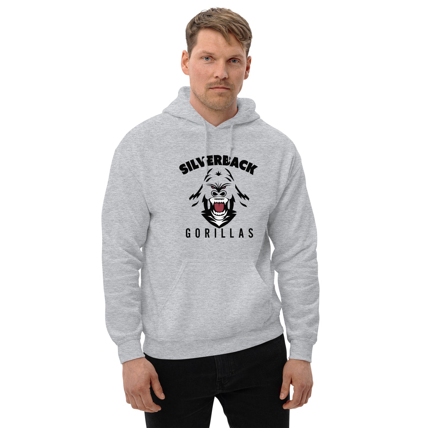 Unisex-Kapuzenpullover "Silverback Gorillas"