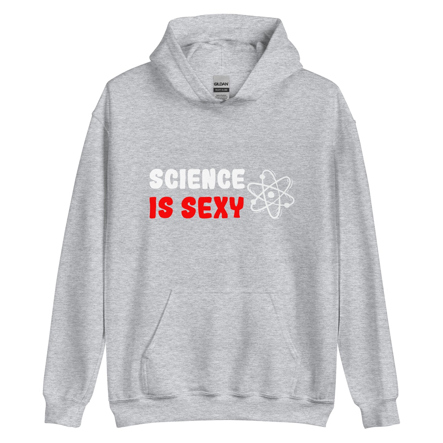 Unisex-Kapuzenpullover "Science is sexy"