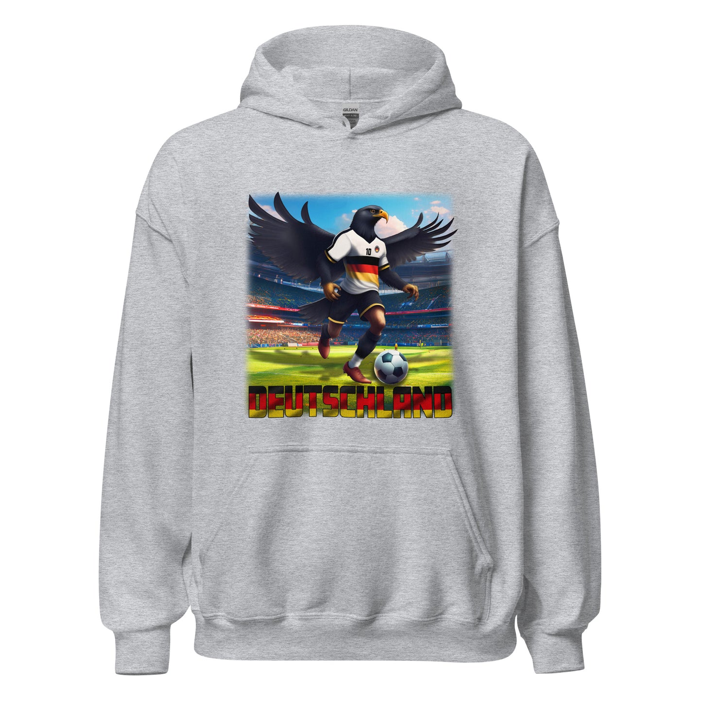 Deutschland EM Fußball Trikot Alternative Unisex Hoodie