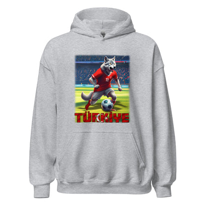 Türkei EM Fußball Trikot Alternative Unisex-Kapuzenpullover