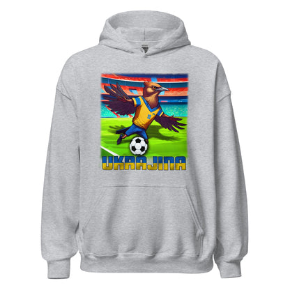 Ukraine EM Fußball Trikot Alternative Unisex-Kapuzenpullover