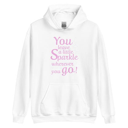 Frauen-Kapuzenpullover "You leave a little sparkle wherever you go"