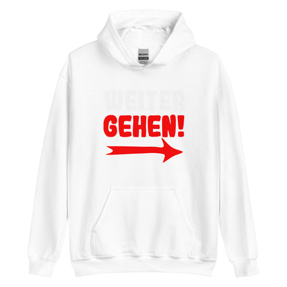 Unisex-Kapuzenpullover "Weitergehen"