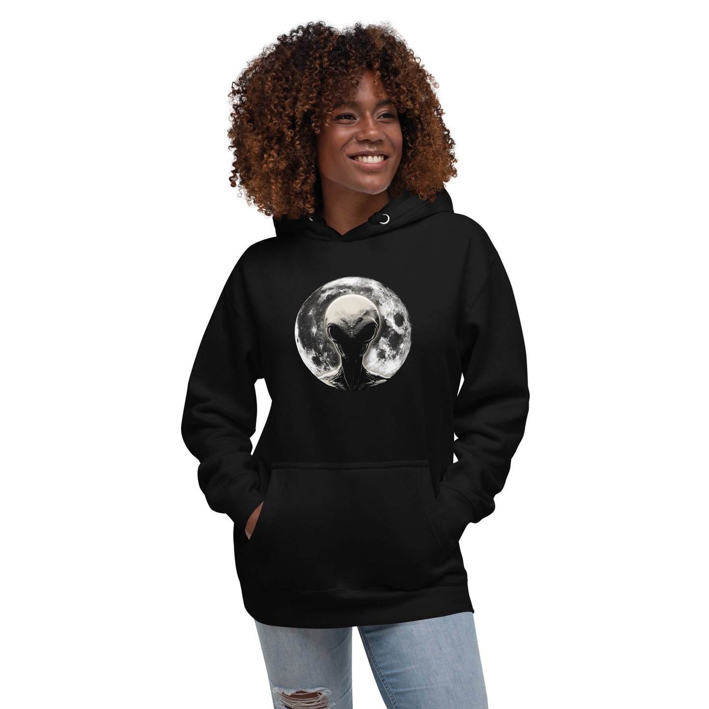 Alien Moon Unisex-Kapuzenpullover