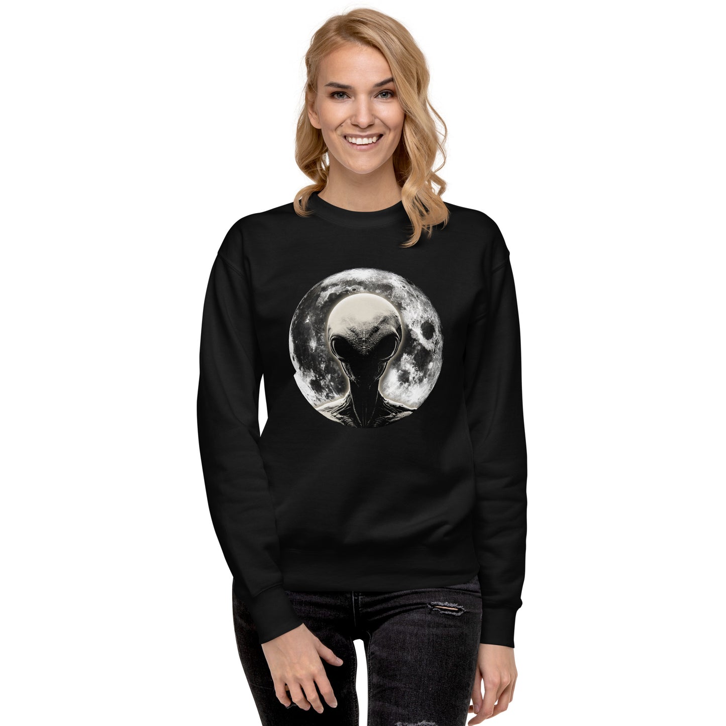 Alien Moon Unisex-Premium-Pullover