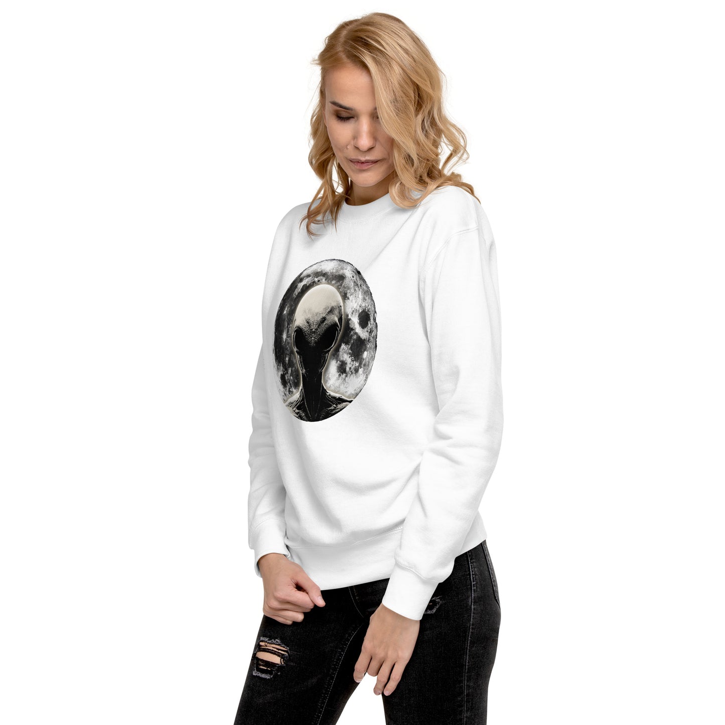 Alien Moon Unisex-Premium-Pullover