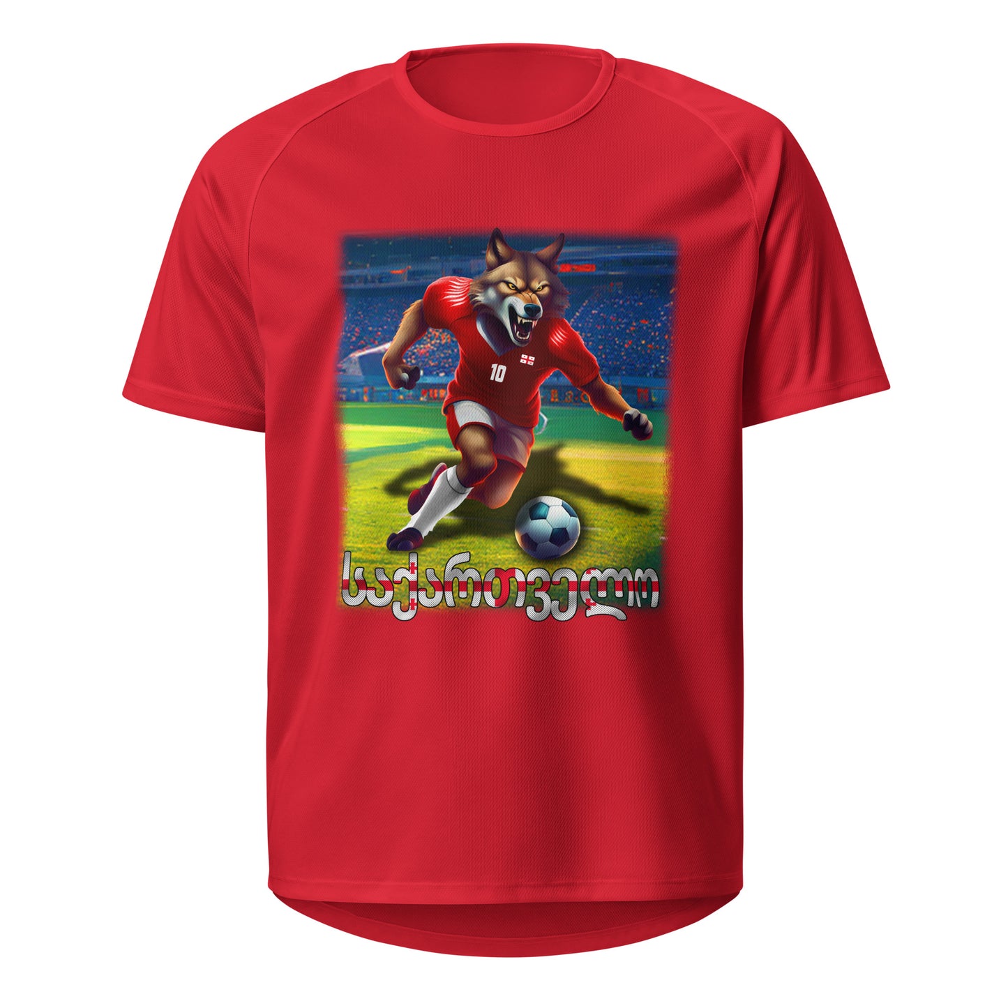 Georgien EM Fußball Trikot Alternative Unisex Sport-Trikot