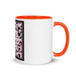 Tasse mit farbiger Innenseite Leopard Design "Leo Cat"